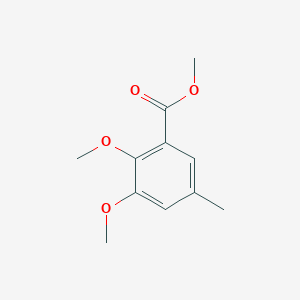 molecular formula C11H14O4 B12092462 Methyl 2,3-dimethoxy-5-methylbenzoate CAS No. 38768-69-3