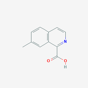 molecular formula C11H9NO2 B12092472 7-Methylisoquinoline-1-carboxylic acid 