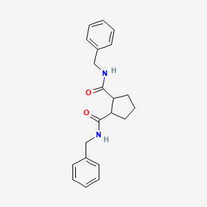 molecular formula C21H24N2O2 B12092508 1-N,2-N-dibenzylcyclopentane-1,2-dicarboxamide 