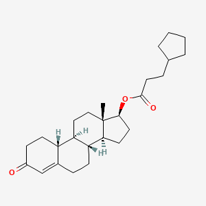 molecular formula C26H38O3 B1209252 Nandrolone cypionate CAS No. 601-63-8