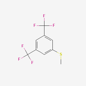 molecular formula C9H6F6S B12092541 3,5-Bis(trifluoromethyl)thioanisole CAS No. 685892-24-4