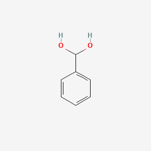 molecular formula C7H8O2 B12092629 Phenylmethanediol CAS No. 4403-72-9