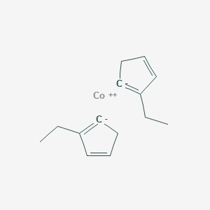 molecular formula C14H18Co B12092642 Cobalt(2+);2-ethylcyclopenta-1,3-diene 