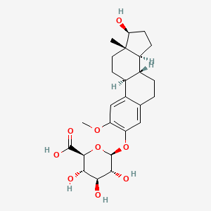 molecular formula C25H34O9 B1209268 2-Methoxy-estradiol-17beta 3-glucuronide 