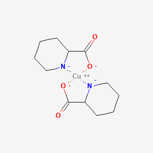 molecular formula C12H18CuN2O4-2 B12092702 Copper, bis(2-pyridinecarboxylato-kappaN1,kappaO2)- 