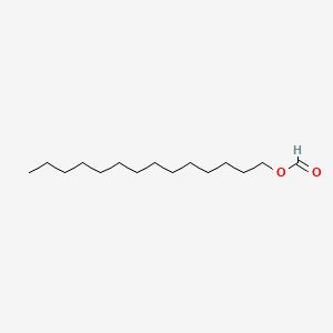 molecular formula C15H30O2 B12092749 1-Tetradecanol, formate CAS No. 5451-63-8