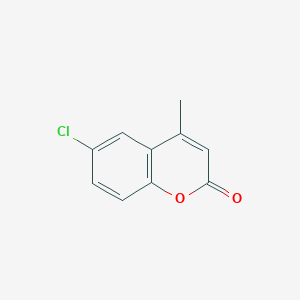 molecular formula C10H7ClO2 B12092750 2H-1-Benzopyran-2-one, 6-chloro-4-methyl- CAS No. 24145-78-6