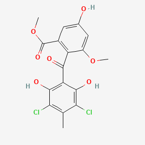 molecular formula C17H14Cl2O7 B1209276 Dihydrogeodin CAS No. 2151-16-8