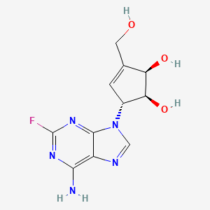 molecular formula C11H12FN5O3 B1209277 2-Fluoroneplanocin A 