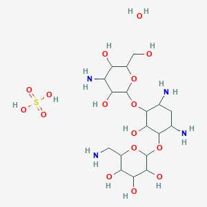 molecular formula C18H40N4O16S B12092837 Kanamycin monosulphate monohydrate 