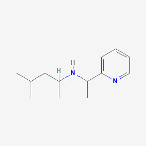 molecular formula C13H22N2 B12092869 (4-Methylpentan-2-yl)[1-(pyridin-2-yl)ethyl]amine 