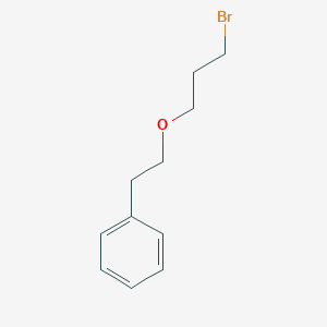 molecular formula C11H15BrO B12092882 [2-(3-Bromopropoxy)ethyl]benzene 