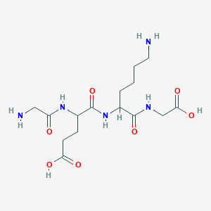 molecular formula C15H27N5O7 B12092998 H-Gly-DL-Glu-DL-Lys-Gly-OH 