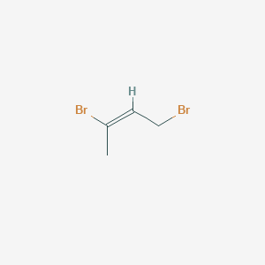 molecular formula C4H6Br2 B12093020 (E)-1,3-dibromobut-2-ene 