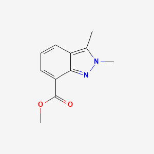 molecular formula C11H12N2O2 B12093058 Methyl 2,3-dimethylindazole-7-carboxylate 
