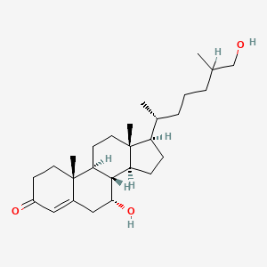 molecular formula C27H44O3 B1209306 7alpha,26-Dihydroxycholest-4-en-3-one CAS No. 4675-38-1