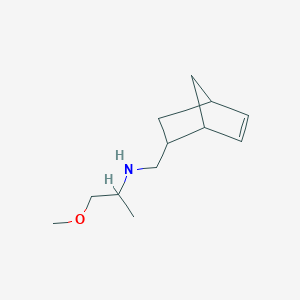 molecular formula C12H21NO B12093093 {Bicyclo[2.2.1]hept-5-en-2-ylmethyl}(1-methoxypropan-2-yl)amine 