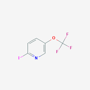 molecular formula C6H3F3INO B12093116 2-Iodo-5-(trifluoromethoxy)pyridine 
