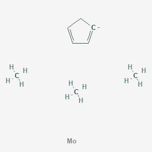 molecular formula C8H17Mo- B12093156 Cyclopenta-1,3-diene;methane;molybdenum 