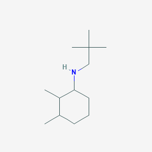 molecular formula C13H27N B12093160 N-(2,2-dimethylpropyl)-2,3-dimethylcyclohexan-1-amine 