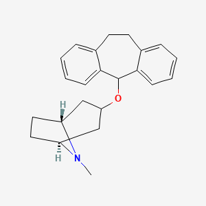 molecular formula C23H27NO B1209320 Deptropine CAS No. 604-51-3