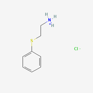 molecular formula C8H12ClNS B1209323 [2-(Phenylthio)ethyl]amine hydrochloride CAS No. 34946-13-9