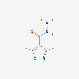 molecular formula C6H9N3O2 B12093267 3,5-Dimethylisoxazole-4-carbohydrazide 