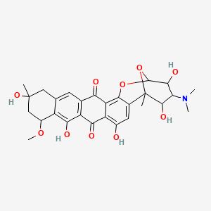 molecular formula C28H31NO10 B1209327 7-O-Methylepinogarol 