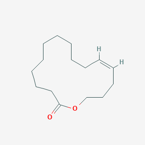 molecular formula C15H26O2 B12093333 Oxacyclohexadec-12-en-2-one, (12Z)- CAS No. 111879-79-9