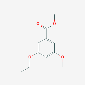 molecular formula C11H14O4 B12093380 Methyl 3-ethoxy-5-methoxybenzoate CAS No. 62502-02-7