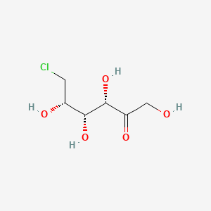 molecular formula C6H11ClO5 B1209339 6-Chloro-6-deoxyfructose CAS No. 66451-66-9