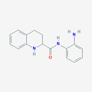 molecular formula C16H17N3O B12093393 N-(2-aminophenyl)-1,2,3,4-tetrahydroquinoline-2-carboxamide 