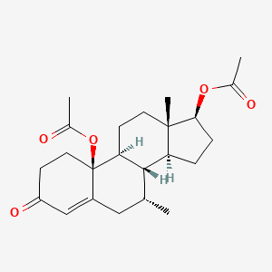 7-Methyl-10,17-diacetoxy-4-estren-3-one