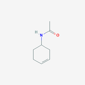 molecular formula C8H13NO B12093426 N-cyclohex-3-en-1-ylacetamide 