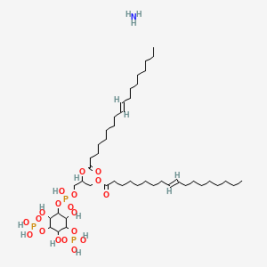 molecular formula C45H88NO19P3 B12093433 1,2-Dioleoyl-sn-glycero-3-phospho-(1'-myo-inositol-3',5'-bisphosphate) (ammonium salt) 