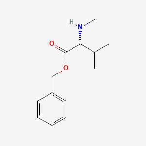 molecular formula C13H19NO2 B12093467 D-Valine, N-methyl-, phenylmethyl ester CAS No. 89536-87-8