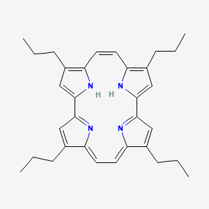 molecular formula C32H38N4 B1209354 Tetrapropylporphycene CAS No. 106562-37-2
