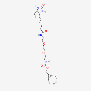 molecular formula C27H42N4O6S B12093607 BCN-endo-PEG3-Biotin 