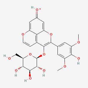 molecular formula C25H25O12+ B12093621 Vitisin B (vitis vinifera) CAS No. 184362-10-5