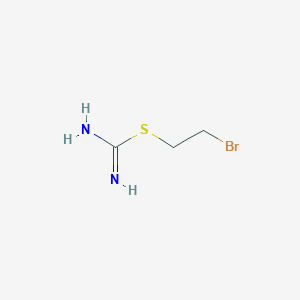 molecular formula C3H7BrN2S B1209365 2-Bromoethyl carbamimidothioate CAS No. 82154-73-2