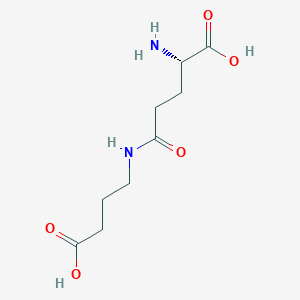 molecular formula C9H16N2O5 B12093696 4-(Glutamylamino)butanoate CAS No. 3183-72-0
