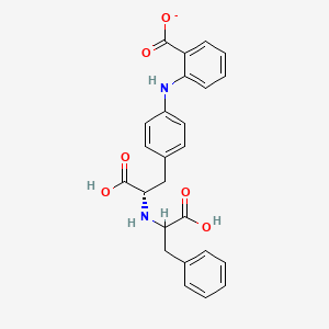 molecular formula C25H23N2O6- B1209372 N-Cppab CAS No. 91237-20-6