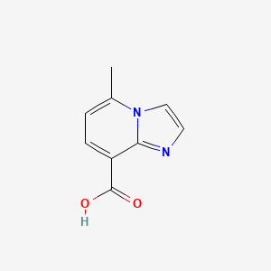 molecular formula C9H8N2O2 B12093740 5-Methylimidazo[1,2-a]pyridine-8-carboxylic acid 