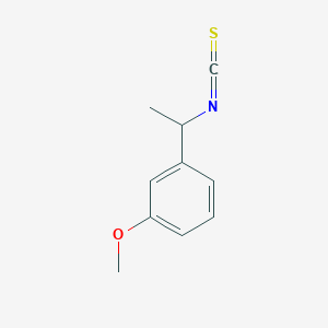 molecular formula C10H11NOS B12093753 1-(1-Isothiocyanatoethyl)-3-methoxybenzene 