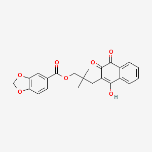 molecular formula C23H20O7 B1209387 Rhinacanthin D CAS No. 179461-46-2