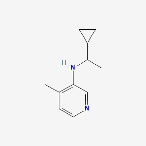 molecular formula C11H16N2 B12093903 N-(1-cyclopropylethyl)-4-methylpyridin-3-amine 