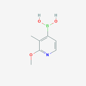molecular formula C7H10BNO3 B12093922 (2-Methoxy-3-methylpyridin-4-yl)boronic acid CAS No. 1425334-56-0