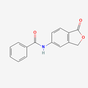 molecular formula C15H11NO3 B12093977 N-(1-Oxo-1,3-dihydro-2-benzofuran-5-yl)benzamide CAS No. 500260-82-2