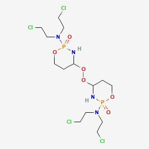 molecular formula C14H28Cl4N4O6P2 B1209400 4-Peroxycyclophosphamide CAS No. 51274-71-6