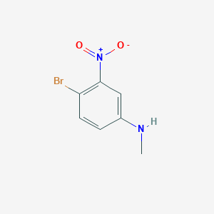 molecular formula C7H7BrN2O2 B12094006 4-bromo-N-methyl-3-nitroaniline 